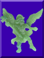 Picture of the ArchAngel Michael Wax Carving