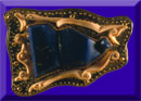 picture of lapis and 22K gold brooch
